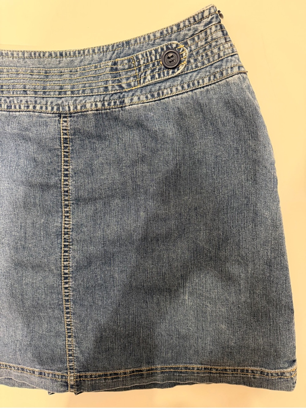 VINTAGE 90s ST JOHNS BAY Denim Skort - Picture 3 of 9